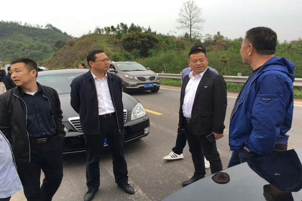 4.14蓮都區(qū)領導赴現場調研，關心支持公司發(fā)展后勁